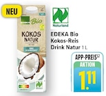 Aktuelles Kokos-Reis Drink Natur Angebot bei EDEKA in Mannheim ab 1,11 €