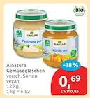 Gemüsegläschen von Alnatura im aktuellen budni Prospekt