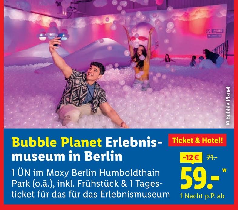Bubble Planet Erlebnismuseum in Berlin