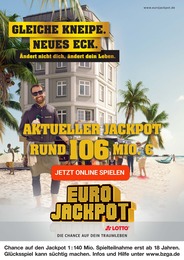 LOTTO Bayern Prospekt für Tann mit 1 Seite LOTTO Bayern Prospekt für Tann: "Aktueller Jackpot rund 106 Mio. €", 1 Seite, 18.05.2022 - 20.05.2022