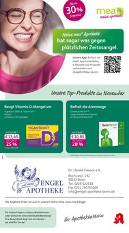 mea - meine apotheke Prospekt der Woche "Unsere Oktober-Angebote" Seite 1, 01.10.2026 bis 31.10.2026 für Alfter Aktueller mea - meine apotheke Prospekt "Unsere Oktober-Angebote" Seite 1 von 4 Seiten für Alfter