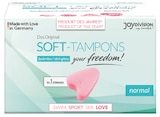 Soft-Tampons Normal von Joudyvision für 9,79 € bei Rossmann im Angebot Soft-Tampons Normal von Joudyvision im aktuellen Rossmann Prospekt