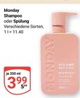 Shampoo oder Spülung im Angebot bei GLOBUS in Pulheim Shampoo oder Spülung Angebote von Monday bei GLOBUS Pulheim für 3,99 €