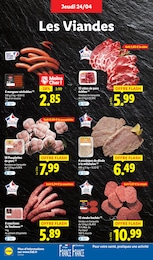 Prix et réduction Viande dans le prospectus Lidl en cours Offre Viande dans le catalogue Lidl du moment à la page 6