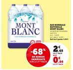 Eau minérale naturelle - Mont Blanc - Super U à Amiens Eau minérale naturelle - Mont Blanc en promo chez Super U Amiens à 0,84 €