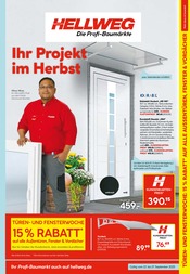 Kühlschrank im Hellweg Prospekt in Lüdenscheid Aktueller Hellweg Prospekt mit Kühlschrank, "Ihr Projekt im Herbst!", Seite 11