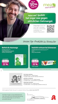 Aktueller mea - meine apotheke Prospekt "Unsere November-Angebote" Seite 1 von 4 Seiten für Schwerin