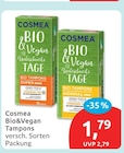 Bio & Vegan Tampons von Cosmea im aktuellen budni Prospekt
