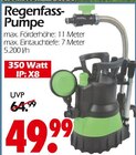 Aktuelles Regenfass-Pumpe Angebot bei Wreesmann in Bremerhaven ab 49,99 €