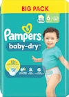 Windeln Baby Dry Gr.6 Extra Large (13-18kg), Big Pack Angebote von Pampers bei dm-drogerie markt Nürnberg für 16,95 €