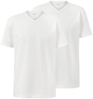 Tchibo im Supermarkt - 2 Herren-T-Shirts mit V-Ausschnitt Angebot im Prospekt 2 Herren-T-Shirts mit V-Ausschnitt bei Tchibo im Supermarkt im Prospekt "" für 14,99 €