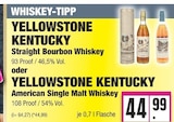 Straight Bourbon Whiskey Angebote von Yellowstone Kentucky bei E center Pinneberg für 44,99 €