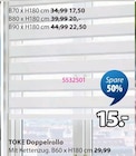 TOKE Doppelrollo B60 x H180 cm Angebote bei JYSK Pinneberg für 15,00 €