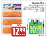 Lachsfilets im Angebot bei EDEKA in Weiden Lachsfilets Angebote von Costa bei EDEKA Weiden für 10,99 €