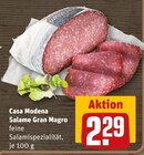 Aktuelle Wurst Angebote bei REWE in Mönchengladbach Aktuelles Salame Gran Magro Angebot bei REWE in Mönchengladbach ab 2,29 €
