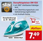 Aktuelle Bügeleisen Angebote bei Netto Marken-Discount in Bremen Aktuelles Dampfbügeleisen SW-103 Angebot bei Netto Marken-Discount in Bremen ab 7,49 €