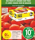 Intermarché Saint-Germain - Promo Tomates cerises allongées Promo Tomates cerises allongées à 0,99 € dans le catalogue Intermarché à Saint-Germain