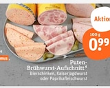 Puten-Brühwurst-Aufschnitt im Angebot bei tegut in Fellbach Puten-Brühwurst-Aufschnitt Angebote bei tegut Fellbach für 0,99 €