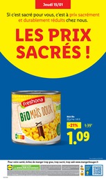 Offre Maïs dans le catalogue Lidl du moment à la page 29