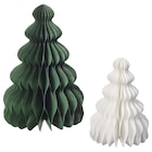 Aktuelles Dekoration 2er-Set Weihnachtsbaum weiß/grün Angebot bei IKEA in Ansbach ab 3,99 €