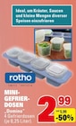 MINI-GEFRIERDOSEN "Domino" Angebote von rotho bei Marktkauf Blaustein für 2,99 €