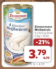 Weißwürste Angebote von Zimmermann bei combi Emden für 3,79 €