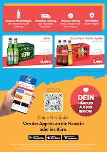 Coca Cola im Durst.de Prospekt "Du bestellst. Durst liefert." mit 2 Seiten (Rostock)