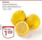 Zitronen im Angebot bei GLOBUS in Gera Zitronen Angebote bei GLOBUS Gera für 1,00 €