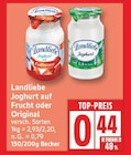 Joghurt auf Frucht von Landliebe im aktuellen EDEKA Prospekt