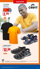 Chaussures Angebote im Prospekt "Le vrai prix des bonnes choses" von Lidl Chaussures Angebote im Prospekt "Le vrai prix des bonnes choses" von Lidl auf Seite 15
