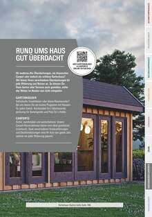 Gartenhaus im bauwelt Delmes Heitmann Prospekt "Gartenkatalog 2024" mit 124 Seiten (Hamburg)