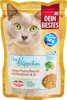 Nassfutter Katze mit Pute, Brokkoli & Ei, das Süppchen von Dein Bestes im aktuellen dm-drogerie markt Prospekt für 0,55 €