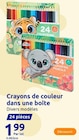 Crayons de couleur dans une boîte dans le catalogue Action