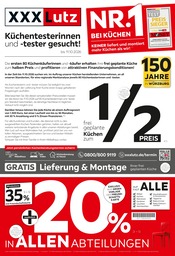 Aktueller XXXLutz Möbel & Einrichtung Prospekt in Boxberg und Umgebung, "NR.1 BEI KÜCHEN" mit 4 Seiten, 03.10.2026 - 16.10.2026