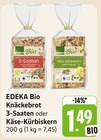 Knäckebrot 3-Saaten im Angebot bei E center in Heilbronn Knäckebrot 3-Saaten Angebote von EDEKA Bio bei E center Heilbronn für 1,49 €