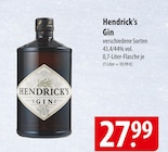 Hendrick’s Gin im Angebot bei famila Nordost in Buchholz Hendrick’s Gin Angebote bei famila Nordost Buchholz für 27,99 €