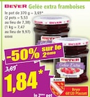Promo Gelée extra framboises à 1,84 € dans le catalogue Norma à Uckange
