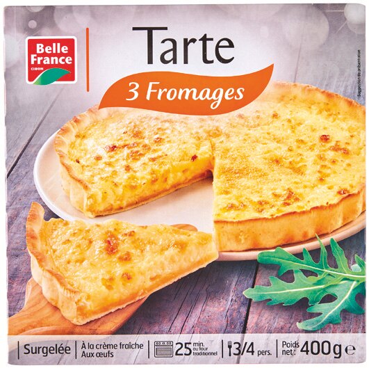 BELLE FRANCE Tarte 3 Fromages