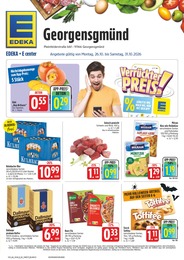 EDEKA Prospekt für Georgensgmünd mit 40 Seiten EDEKA Prospekt für Georgensgmünd: "Wir lieben Lebensmittel!", 40 Seiten, 26.10.2026 - 31.10.2026