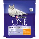 Croquettes pour chat One adulte poulet & céréales - PURINA ONE - Carrefour Proximité à Issy-les-Moulineaux Croquettes pour chat One adulte poulet & céréales - PURINA ONE en promo chez Carrefour Proximité Issy-les-Moulineaux