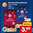 Mini Sterne/Herzen/Brezeln im Netto Marken-Discount Prospekt Mini Sterne/Herzen/Brezeln von im aktuellen Netto Marken-Discount Prospekt für 3,49 €
