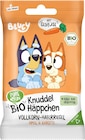 Aktuelles Kindersnack Bluey Vollkorn-Haferriegel Apfel & Karotte ab 12 Monaten Angebot bei dm-drogerie markt in Essen ab 1,65 €