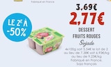 Dessert Fruits Rouges - SOJEDE en promo chez Naturalia Dessert Fruits Rouges - SOJEDE dans le catalogue Naturalia