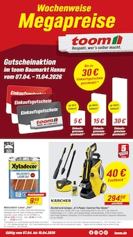 toom Baumarkt Prospekt Respekt, wer's selber macht. mit 22 Seiten