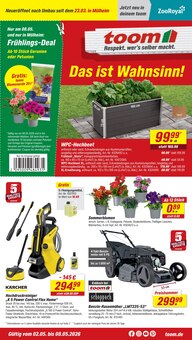 Blumen im toom Baumarkt Prospekt "Respekt, wer's selber macht." mit 26 Seiten (Oberhausen)
