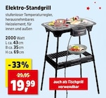 Elektro-Standgrill im aktuellen Thomas Philipps Prospekt