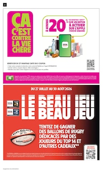 Catalogue Intermarché Super de la semaine 32, "-60% DE REMISE IMMÉDIATE SUR LE 2ÈME", page 2, 04/08/2026 - 16/08/2026 Prospectus Intermarché Super en cours, "-60% DE REMISE IMMÉDIATE SUR LE 2ÈME", page 2 sur 20