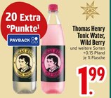 Tonic Water im EDEKA Prospekt Tonic Water von Thomas Henry im aktuellen EDEKA Prospekt für 1,99 €
