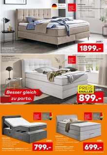 Bett im aktuellen porta Möbel Prospekt (Bonn) Bett im porta Möbel Prospekt "Besser gleich zu porta." mit 18 Seiten (Bonn)