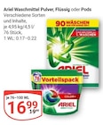 Aktuelles Waschmittel Pulver, Flüssig oder Pods Angebot bei GLOBUS in Jena ab 16,99 €
